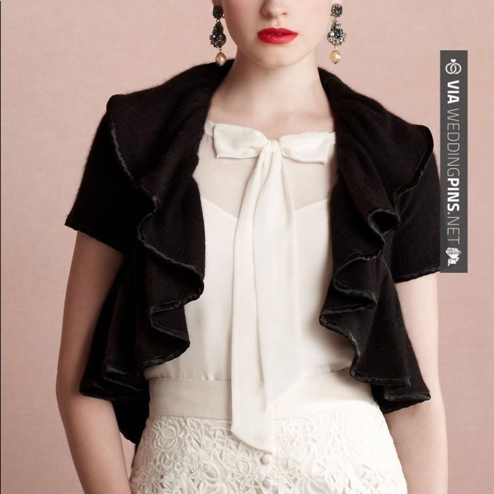 BHLDN Anthropologie Hitherto Foxtrot Angora Topper